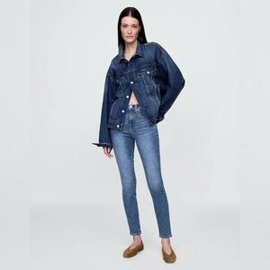 Gap High Rise True Skinny Jeans, Medium Indigo, Tall Inseam, 25/0T